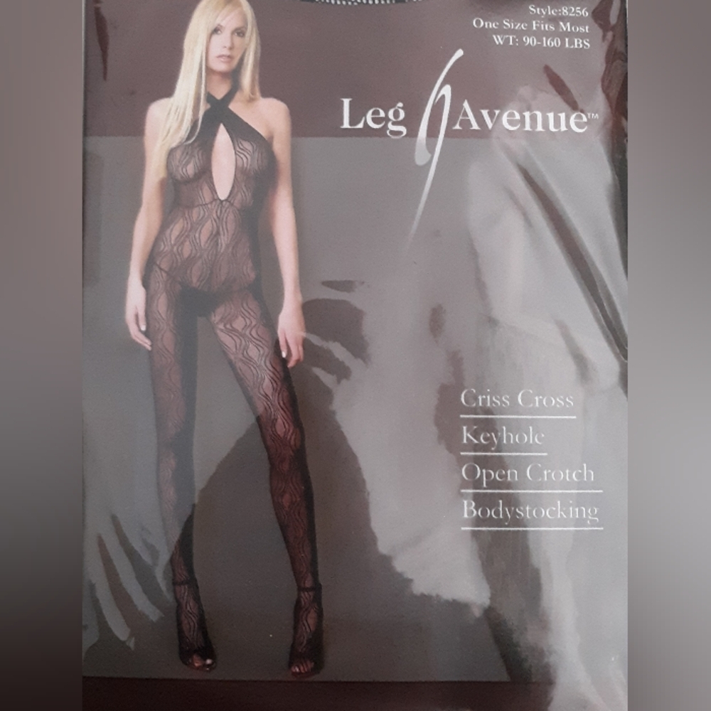 VTG Leg Avenue Halter Bodystocking